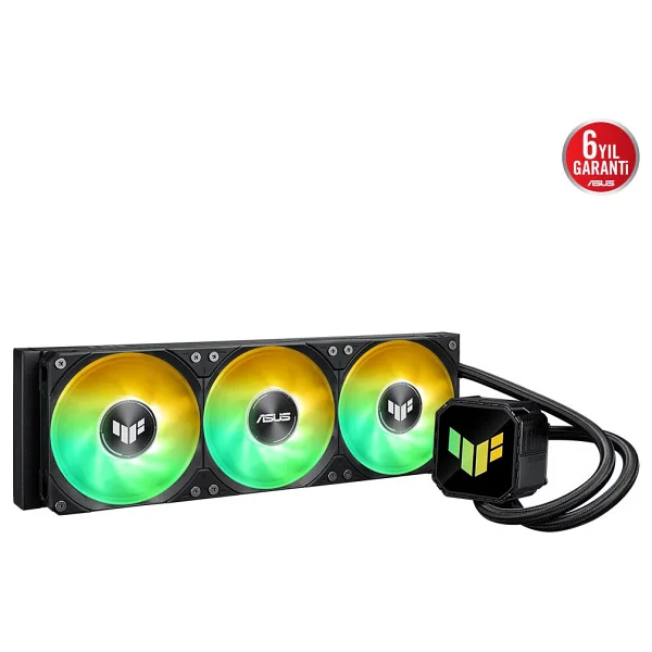 Asus Tuf Gaming Lc Iıı 360 Argb 360 Mm İşlemci Sıvı Soğutucu - Görsel 5