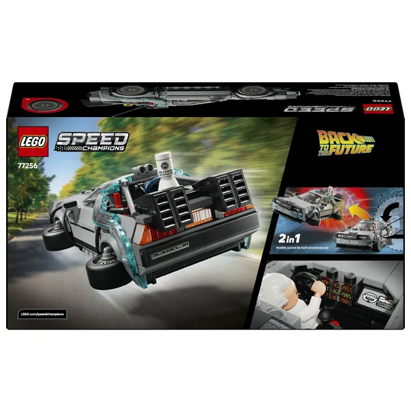 Lego 77256 Speed Champions Geleceğe Dönüş'ten Zaman Makinesi - Görsel 4