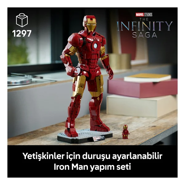 Lego 76344 Marvel Iron Man 3 Koleksiyoncu Versiyonu - Görsel 6