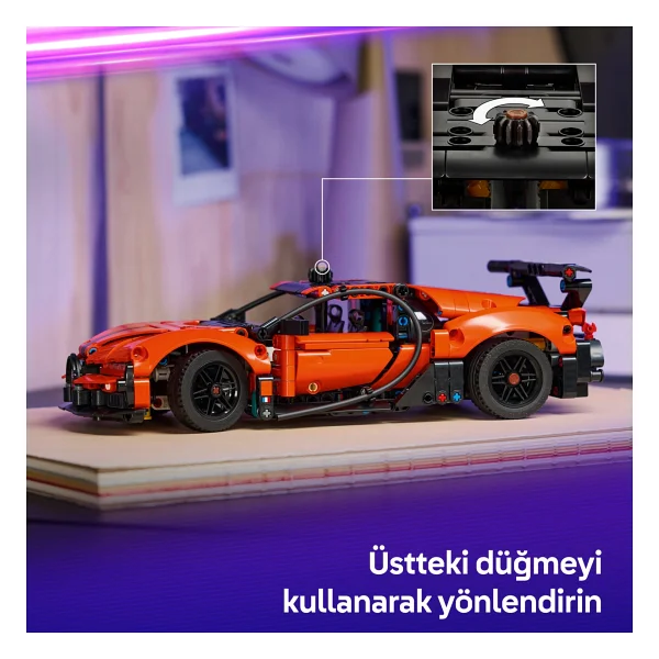 Lego 42222 Technic Bugatti Chiron Pur Sport Hiper Araba - Görsel 6