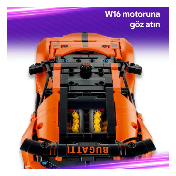 Lego 42222 Technic Bugatti Chiron Pur Sport Hiper Araba - Görsel 7