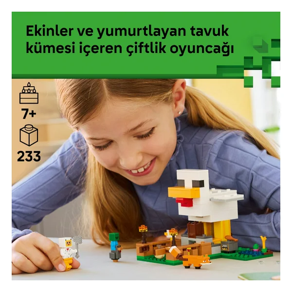 Lego 21585 Minecraft Tavuk Çiftliği - Görsel 5