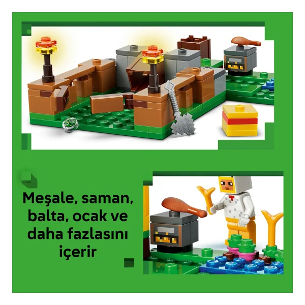 Lego 21585 Minecraft Tavuk Çiftliği - Görsel 6