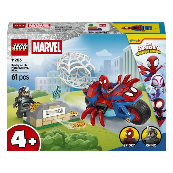 Lego 11206 Marvel Spidey Ve Arkadaşları Motosikletli Spidey, Rhino'ya Karşı - Görsel 3
