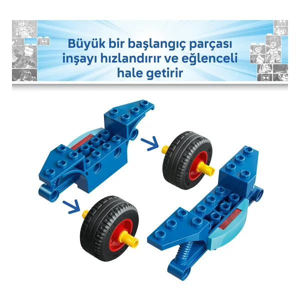 Lego 11206 Marvel Spidey Ve Arkadaşları Motosikletli Spidey, Rhino'ya Karşı - Görsel 6