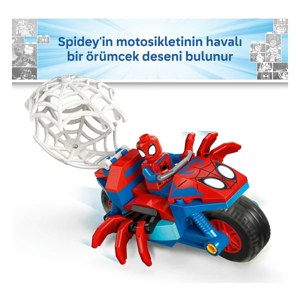 Lego 11206 Marvel Spidey Ve Arkadaşları Motosikletli Spidey, Rhino'ya Karşı - Görsel 8