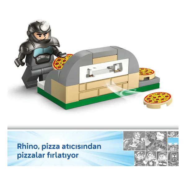 Lego 11206 Marvel Spidey Ve Arkadaşları Motosikletli Spidey, Rhino'ya Karşı - Görsel 9