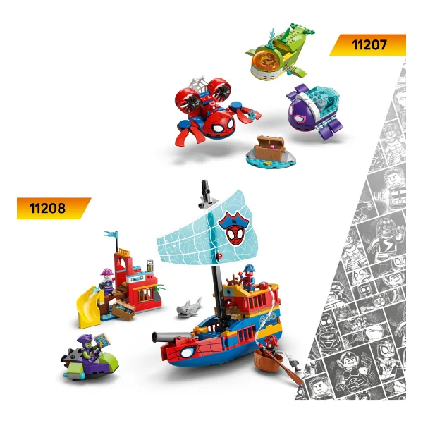 Lego 11206 Marvel Spidey Ve Arkadaşları Motosikletli Spidey, Rhino'ya Karşı - Görsel 10