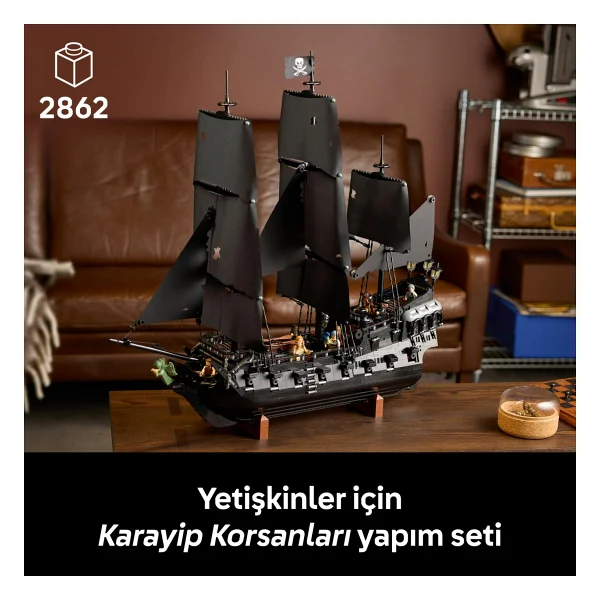 Lego 10365 Icons Kaptan Jack Sparrow'un Korsan Gemisi - Görsel 5