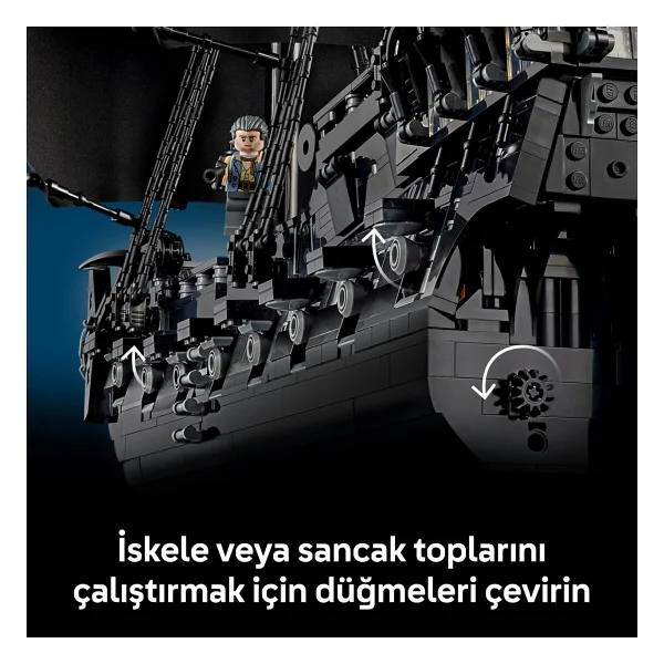 Lego 10365 Icons Kaptan Jack Sparrow'un Korsan Gemisi - Görsel 7