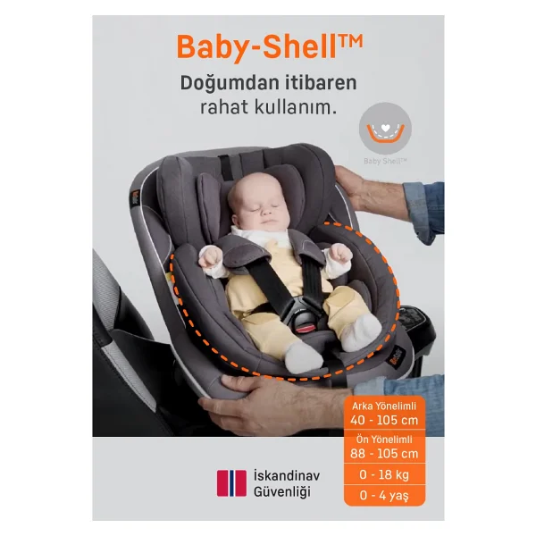 Besafe İzi Turn B I-Size 0-18 Kg Oto Koltuğu - Görsel 5