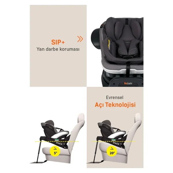 Besafe İzi Turn B I-Size 0-18 Kg Oto Koltuğu - Görsel 6