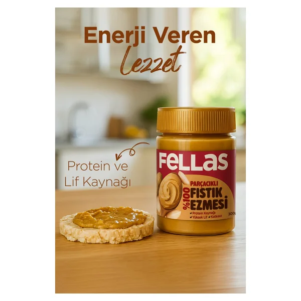 Fellas %100 Fıstık Ezmesi 300 gr - Görsel 8
