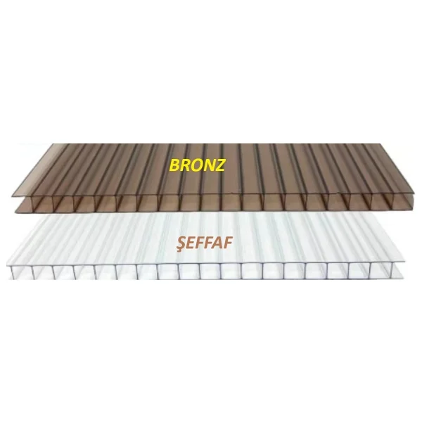 Gardenplast Polikarbon Pratik Sundurma Levhası Bronz - 70x120 Cm - Görsel 5