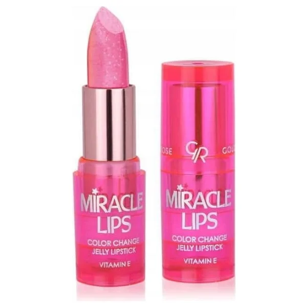 Golden Rose Miracle Lips Color Change Jelly 101 Berry Pink Ruj - Görsel 5