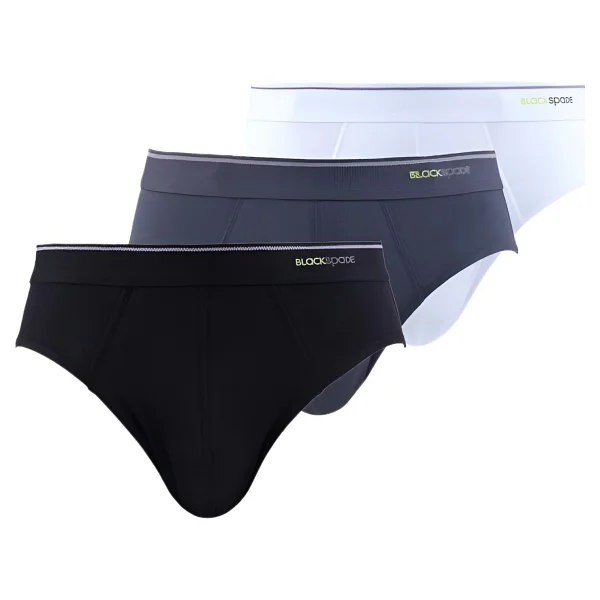 Blackspade Erkek Slip 3lü Paket Tender Cotton 9672 - Siyah - Görsel 7