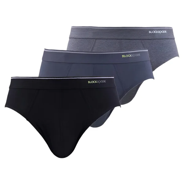 Blackspade Erkek Slip 3lü Paket Tender Cotton 9672 - Siyah - Görsel 9