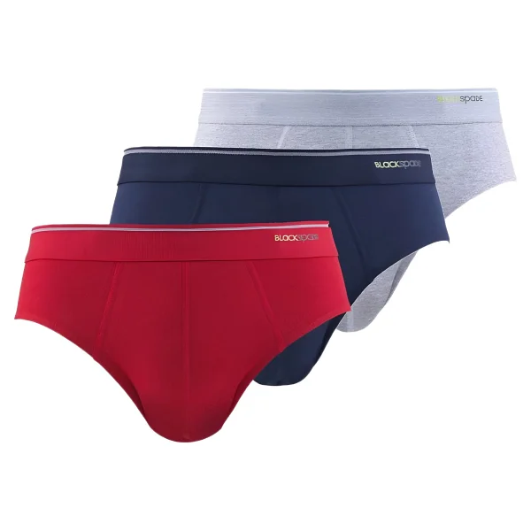 Blackspade Erkek Slip 3lü Paket Tender Cotton 9672 - Siyah - Görsel 8