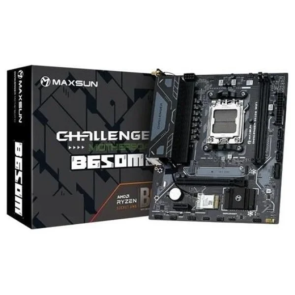 Maxsun Challenger B650M Wi-Fi V2 AMD AM5 DDR5 Micro ATX Anakart - Görsel 7