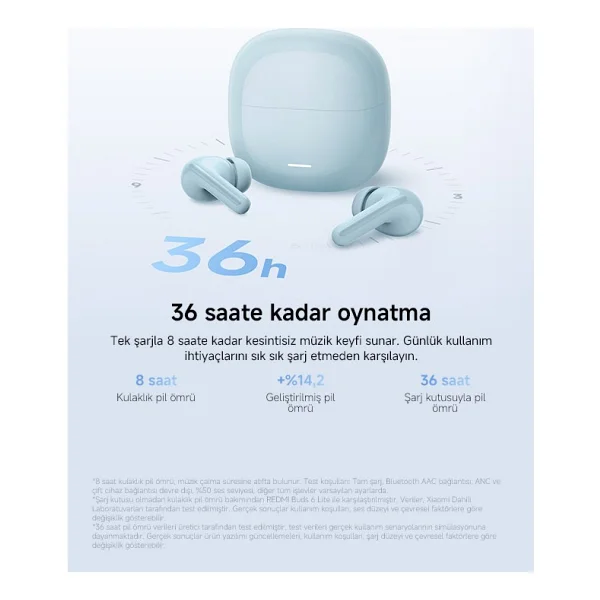 Xiaomi Redmi Buds 8 Lite TWS Beyaz Kulak İçi Bluetooth Kulaklık - Görsel 6