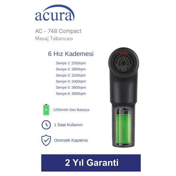 Acura Ac-748 Masaj Aleti - Görsel 2
