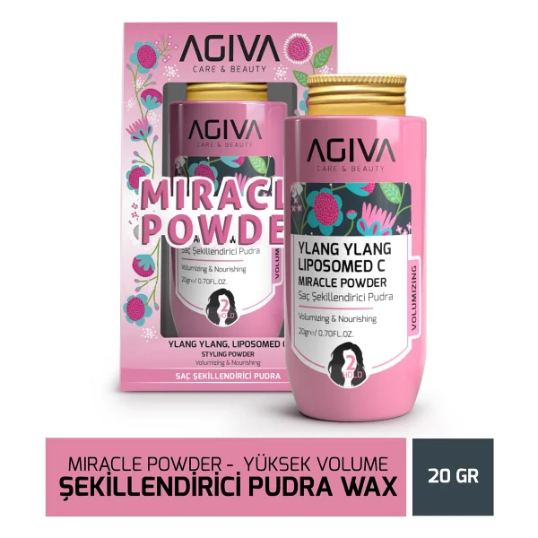 Agiva Ylang Ylang Lipozomed C Miracle 20 Gr Saç Pudrası - Görsel 9