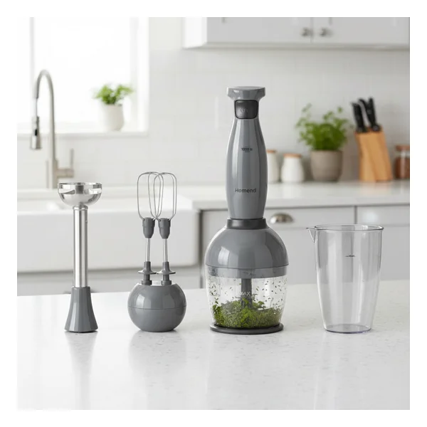 Homend Handmaid 1967h 1000 W Antrasit Blender Seti - Görsel 9