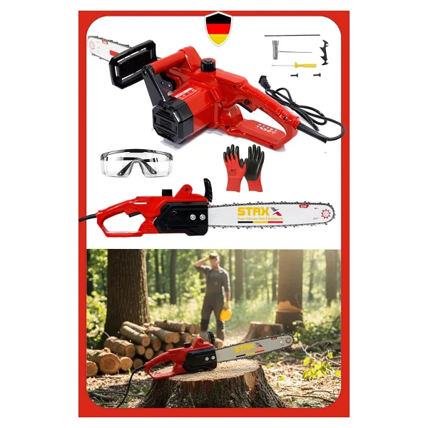 Eco R-400 4000w Elektrikli Testere - Güçlü Motor Profesyonel Odun & Ağaç Kesim Hızar Motoru - Görsel 3