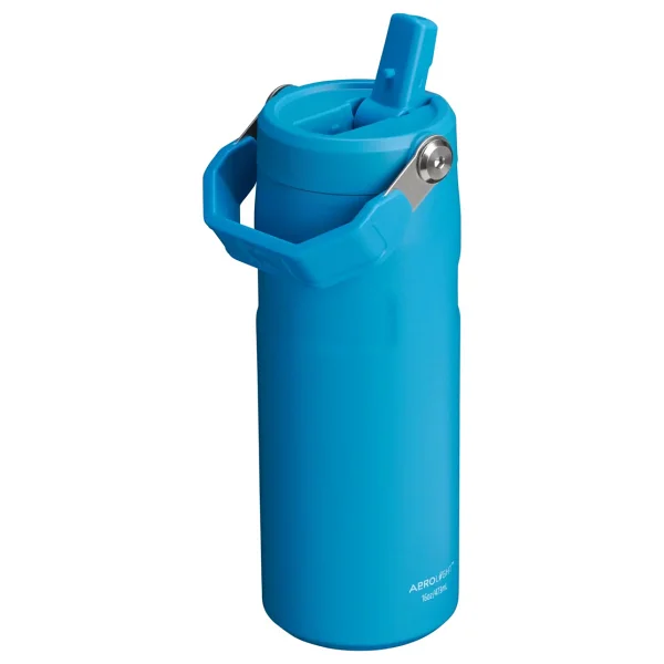 Stanley The Iceflow Flip Straw 2.0 Mavi 0.47 Lt Pipetli Termos Bardak - Görsel 2