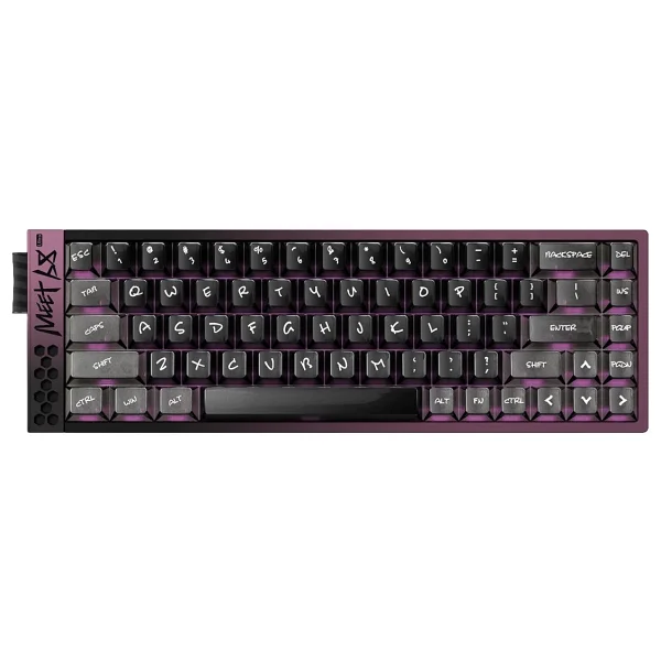 Iqunix Iqunıx Meet68 Ultra Starry Pink %65 Omega Manyetik Switch 8K Hz Hall Effect Hotswap RGB Ingilizce Mekanik Gaming Klavye - Pembe - Görsel 3