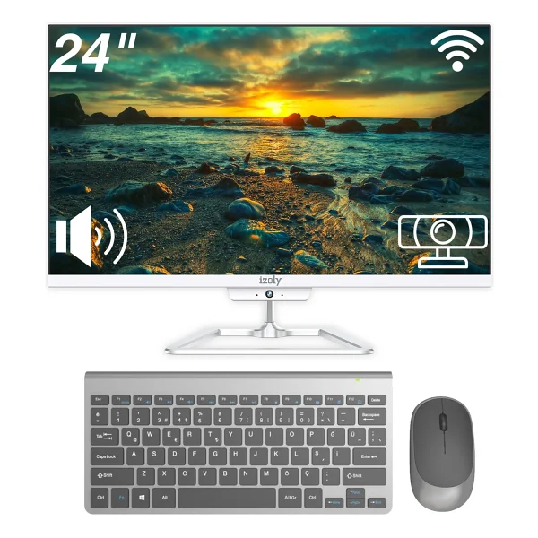 Izoly A7015 İ7 2600 16gb 256b SSD 24" FHD Wi-Fi 6 / BT All In One Bilgisayar - Görsel 7