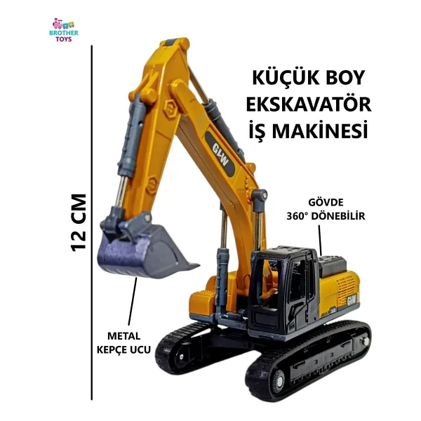 Brother Toys Oyuncak Vinç Iş Makinesi Ipli Sarılır Makaralı Paletli Kurtarıcı - Görsel 4