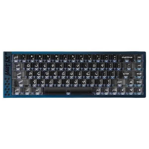 Iqunix Iqunıx Meet68 Ultra Starry Pink %65 Omega Manyetik Switch 8K Hz Hall Effect Hotswap RGB Ingilizce Mekanik Gaming Klavye - Pembe - Görsel 5