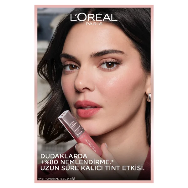 L'oreal Paris Hyaluron Lip Tint Satin Serum 420 Le Rogue Paris Likit Ruj - Görsel 4