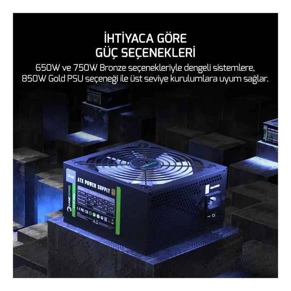 Gamepower Warcry Selsei Argb Fanlı 650 W Atx Oyuncu Kasası - Görsel 7