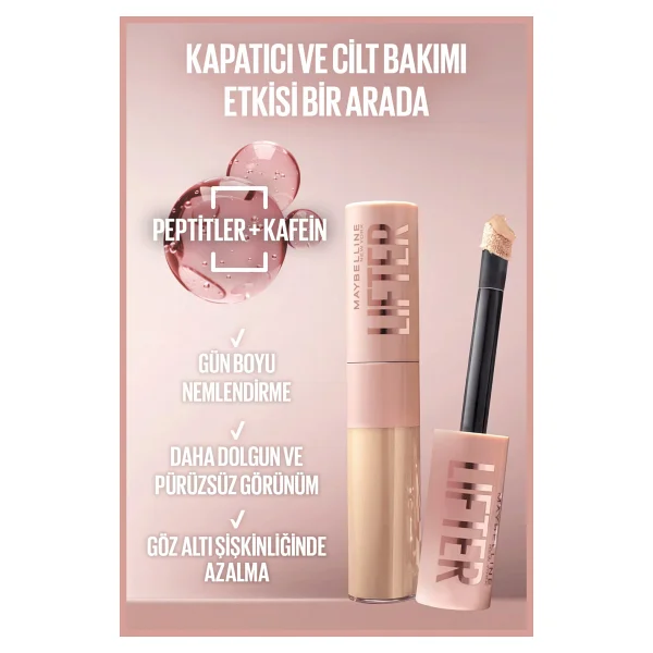 Maybelline New York Lifter Nemlendiren Ve Aydınlatan 15 11 Ml Likit Kapatıcı - Görsel 4