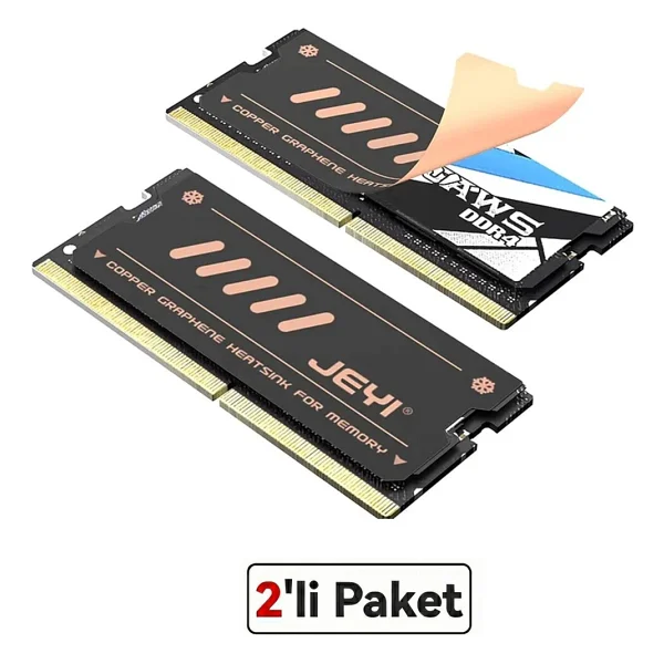 Jeyı Nb-Cg Bakır-Grafen Dizüstü Laptop RAM Soğutucu DDR3 / DDR4 / DDR5 Sodımm RAM Heatsink - Görsel 8