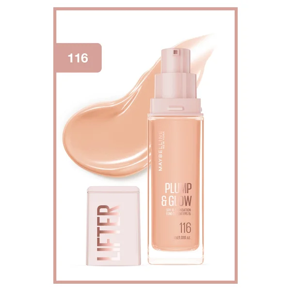 Maybelline New York Lifter Plump & Glow Spf 15 116 30 Ml Krem Fondöten - Görsel 2
