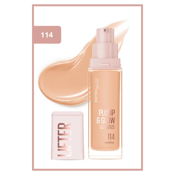 Maybelline New York Lifter Plump & Glow Spf 15 114 30 Ml Krem Fondöten - Görsel 4