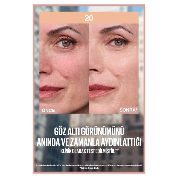 Maybelline New York Lifter Nemlendiren Ve Aydınlatan 20 11 Ml Likit Kapatıcı - Görsel 5