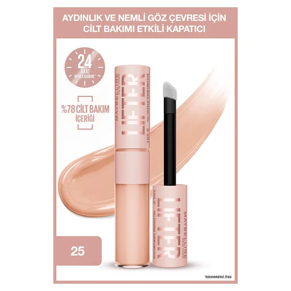 Maybelline New York Lifter Nemlendiren Ve Aydınlatan 25 11 Ml Likit Kapatıcı - Görsel 3