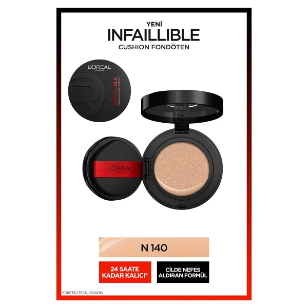 L'oreal Paris 24h Fresh Wear 11 Gr Cushion Fondöten - Görsel 6