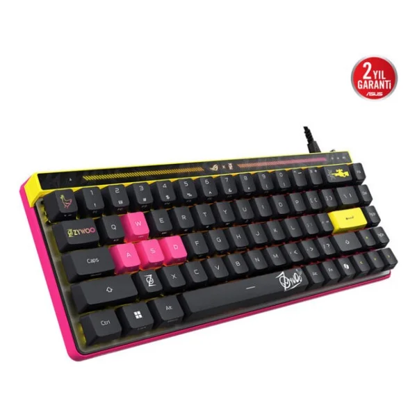 Asus Rog Falchion Ace Hfx Zywoo Edition RGB %65 Tkl Hfx Magnetic Switch Kablolu Mekanik Oyuncu Klavyesi - Görsel 4