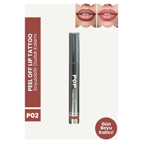 Pop Beauty Peel Off Lip Tattoo Soyulabilir Dudak Kalemi - Görsel 9