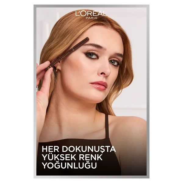 L'oreal Paris Haute Couleur 120 Brun Leather Göz Kalemi - Görsel 4