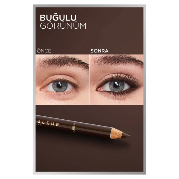 L'oreal Paris Haute Couleur 120 Brun Leather Göz Kalemi - Görsel 5