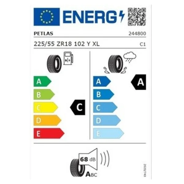 Petlas Prestige Sport 225/55 R18 102y XL Yaz Lastiği - Görsel 2