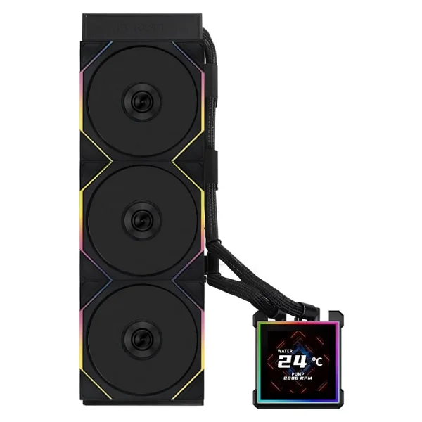 Lian Li Hydroshift Iı Lcd-S 360tl G89.Ghs2lcds36tb.00 Siyah İşlemci Sıvı Soğutucu - Görsel 3
