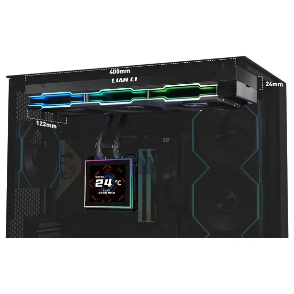 Lian Li Hydroshift Iı Lcd-S 360tl G89.Ghs2lcds36tb.00 Siyah İşlemci Sıvı Soğutucu - Görsel 6