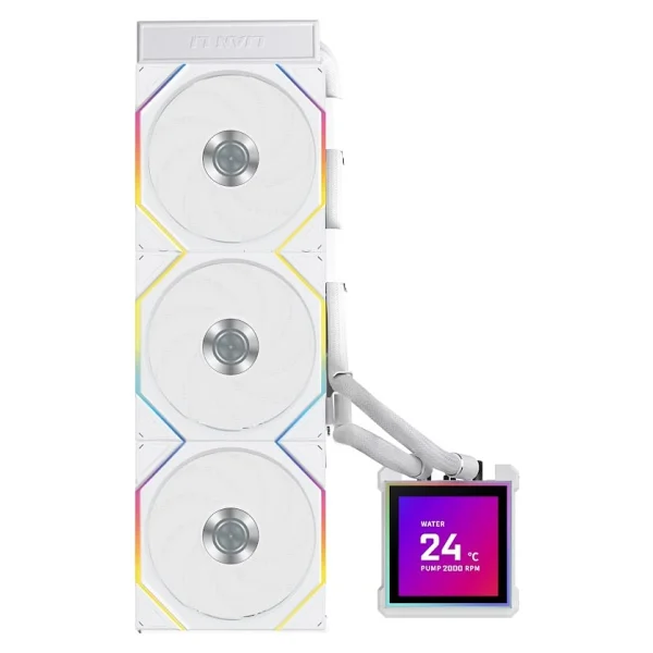 Lian Li Hydroshift Iı Lcd-S 360tl G89.Ghs2lcds36tw.00 Beyaz İşlemci Sıvı Soğutucu - Görsel 4